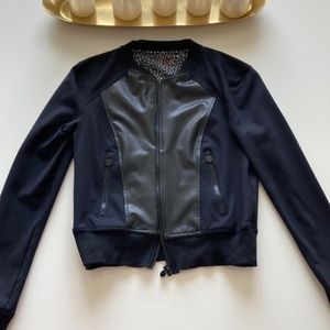 Unbridled - Amelia Faux leather Onyx jacket